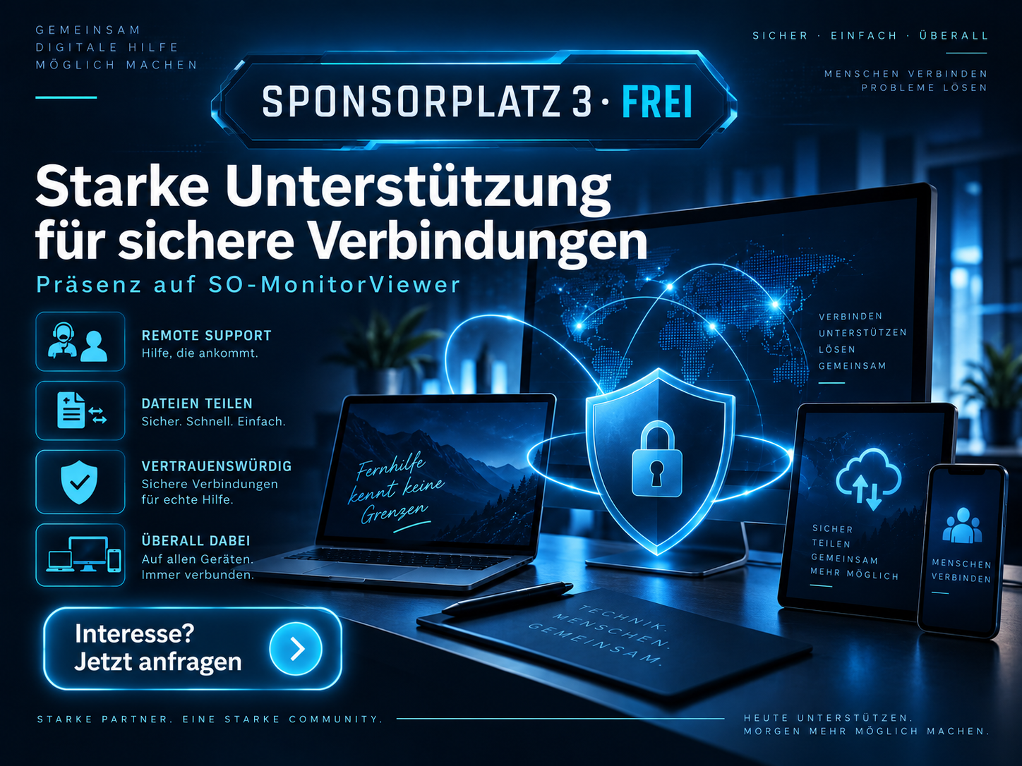 Starke Unterstützer für sichere Verbindungen