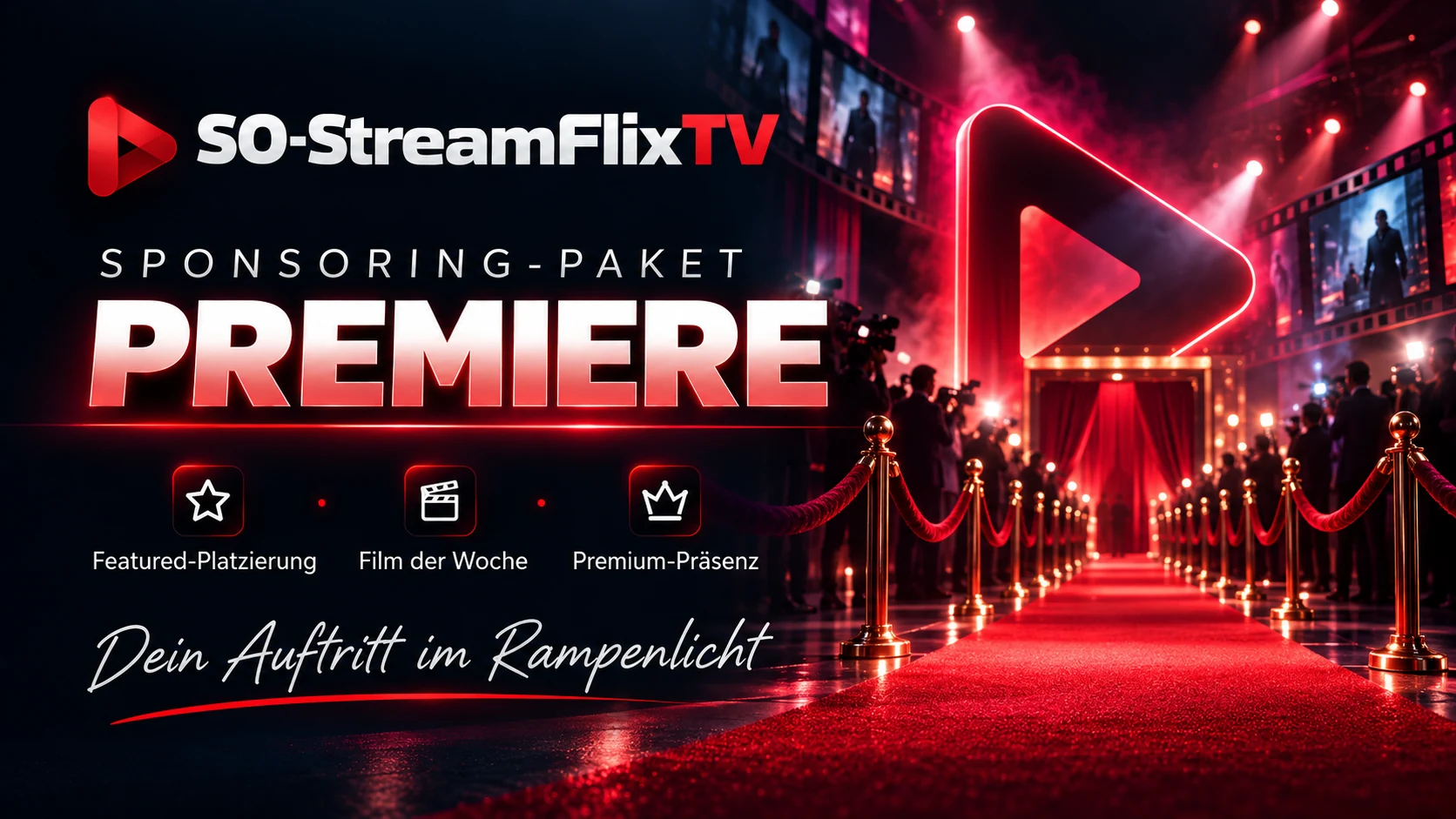 Sponsoring-Paket Premiere
