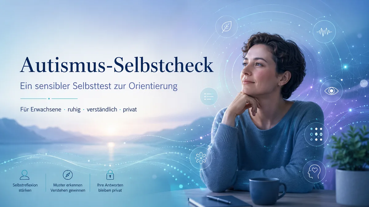 Autismus-Selbstcheck für Erwachsene als ruhige private Orientierungshilfe