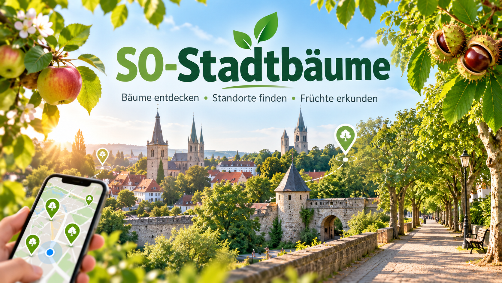 SO-Stadtbäume: Soests grüne Seite entdecken und eigene Pflückorte merken