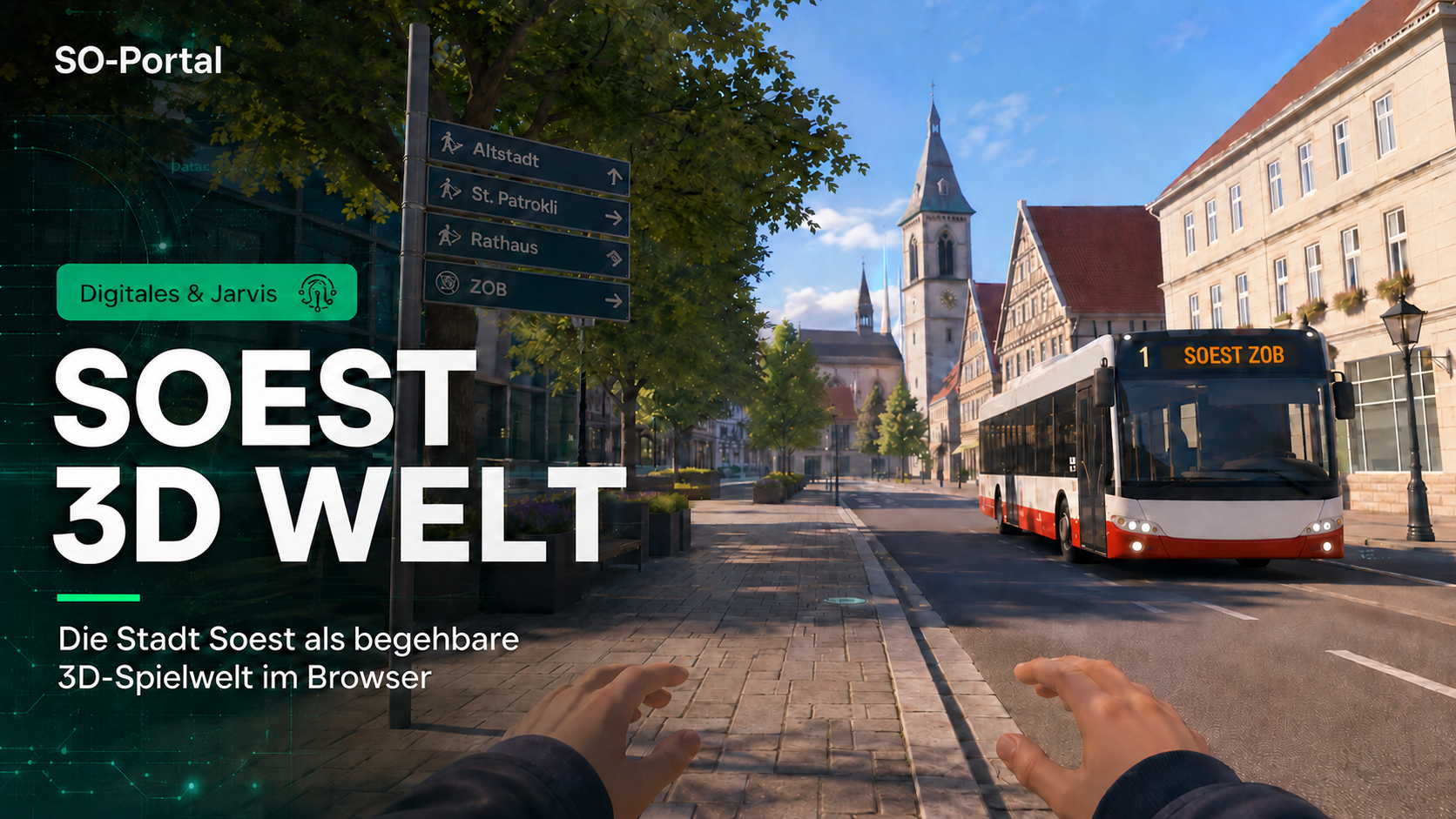 In Umbau!! SO-Soest3D-Welt: Die historische Altstadt als interaktiver 3D-Erlebnisraum