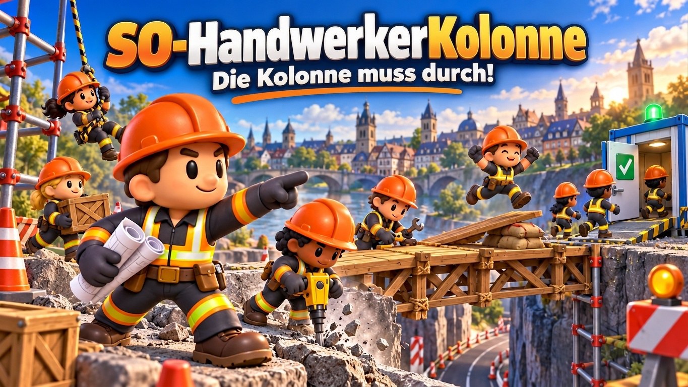 SO-Handwerker Kolonne: Die Kolonne muss durch!